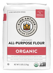 King_Arthur_Organic_All_Purpose_Artisan_Flour_-_Premium_Unbleached_Wheat_for_Baking_Bread,_Pizza,_Cookies_&_More_-_5_lbs_Bulk_Pack_of_Versatile,_High-Protein_Baking_Flour