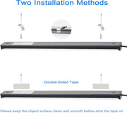 GREENIC_USB_Black_Light_Bar,_10W_1ft_Upgraded_UV_LED_Blacklight_Strip_Lights,_Small_Black_Lights_for_Glow_Party,_Posters,_Tapestry,_Room,_Bedroom_Decor,_Body_Paint,_Halloween_Decorations,_2_Pack