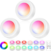 LED_Puck_Lights_with_Remote_Control,_Wireless_Under_Cabinet_Lighting,Color_Changing_Lights_with_Dimmer_and_Timer,_AAA_Battery_Operated_Powered_Push_Night_Lights_(3_Pack_White)