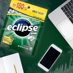 ECLIPSE_Spearmint_Chewing_Gum_Sugar_Free,_Mint_Gum_Bulk_Pack,_8.8_Ounce_(180_Piece_Bag)