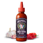 Melinda’s_Ghost_Pepper_Hot_Sauce_-_Gourmet_Extra_Spicy_Hot_Sauce_-_Made_with_Fresh_Ingredients,_Ghost_Peppers_(Bhut_Jolokia),_Habanero_Pepper,_Carrot,_Garlic,_Lime_Juice_-_10oz_Squeeze,_1_Pack