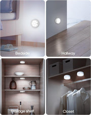 Motion_Sensor_Puck_Lights_with_Remote,USB_Rechargeable_LED_Under_Cabinet_Lighting_Wireless-_1200mAh_Battery,Dimmable_Stick-on_Light_for_Kitchen,Closet,Wardrobe_(6_Pack,_Cool_White)