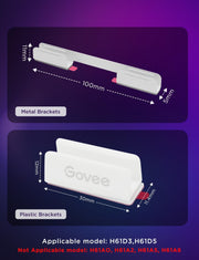 Govee_RGBIC_Neon_Rope_Light_Plastic_and_Metal_Mounting_Brackets_for_Neon_Lights_2_H61D3_&_H61D5_&_H61D6,_RGBIC_Rope_Light_Clips,_WiFi_Neon_Lights_Holders_20pcs,_(Not_Support_H61A0_&_H61A2),_White