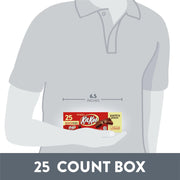 KIT_KAT_Milk_Chocolate_Wafer_Snack_Size,_Candy_Pantry_Pack,_Halloween_Candy,_12.25_oz_(25_Pieces)