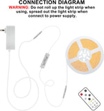 16.4ft/32.8ft_COB_LED_Strip_Light_with_Remote,_2700K-6500K_Dimmable_Bright_Warm_White_Led_COB_Strip_Light,_White_Continuous_Led_Strip_Light_for_Mirror,_Stair,_Cabinet,_Room