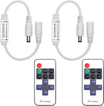 2_Pack_LED_Light_Strip_Remote_Control_Mini_RF_Wireless_LED_Controller_Single_Color_3528_5050_LED_Strip_Lights_Dimmer_Switch_Control_Brightness_Flashing_Mode_DC_12V_24V_LED_Bar_Ribbon_Shelf_Lights