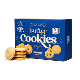 ChocZero_Keto_Butter_Cookies_-_Sugar_Free_Danish_Shortbread_-_Gluten_Free,_Low_Carb_-_8oz,_(Pack_of_1)