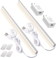 2Pack_LED_Under_Cabinet_Light_LED_Light_Bar_with_USB_Powered_Under_Cabinet_Lights_for_Closet_Light_Bar_Under_Counter_Lighting_Work_Tables_Student_Dormitory_(Include_AC_Plug)