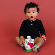 Serenity_Kids_6+_Months_Baby_Food_Pouches_Puree_Made_With_Ethically_Sourced_Meats_&_Organic_Veggies_|_3.5_Ounce_BPA-Free_Pouch_|_Grass_Fed_Beef_&_Ginger,_Pea,_Bell_Pepper,_Broccoli_|_1_Count