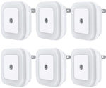 Uigos_LED_Night_Light_Lamp_with_Smart_Sensor_Dusk_to_Dawn_Sensor,_Daylight_White,_0.5W_Plug-in,_6-Pack