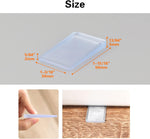 8_Pcs_Plastic_Clear_Table_Shims,_Level_Wedge_for_Home_Furniture,_Have_Extreme_Weight_Capacity,_Weather_Resistant,_Levelers_for_Wobbly_Uneven_Floors_Fixing_Toilet_Leveling_(Transparent)