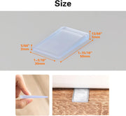 8_Pcs_Plastic_Clear_Table_Shims,_Level_Wedge_for_Home_Furniture,_Have_Extreme_Weight_Capacity,_Weather_Resistant,_Levelers_for_Wobbly_Uneven_Floors_Fixing_Toilet_Leveling_(Transparent)