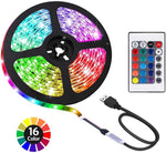 ACONDE_6.56_feet/9.84_feet_USB_LED_Strip_Lights,_DIY_Indoor_Decoration,_TV_Backlight,_24_Keys_Remote