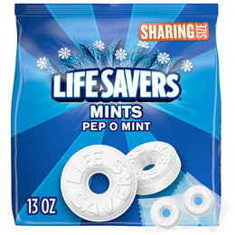 LIFE_SAVERS_Pep-O-Mint_Breath_Mints_Hard_Candy,_Sharing_Size,_13_oz_Bag