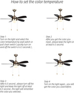 4_inch_LED_Retrofit_Light_Kit_for_Ceiling_Fan_Light_Replacement_Panel_PCB_18W_Color_Temperature_Adjustable_3000K_4500K_6000K_2200LM_120V_CRI90_Dimmable