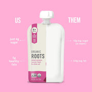 Serenity_Kids_6+_Months_USDA_Organic_Veggie_Puree_Baby_Food_Pouches_|_No_Sugary_Fruits_or_Added_Sugar_|_Allergen_Free_|_3.5_Ounce_BPA-Free_Pouch_|_Roots_|_1_Count
