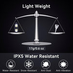 2_Pack_Clip_on_Flashlights,_Running_Light_for_Runners_Rechargeable_Safety_Lights_for_Walking_at_Night_Hands_Free_Flashlight_Portable_LED_Work_Light_Warning_Flashing_Camping_Hiking_Walking_Dog_Black