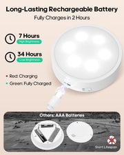 Puck_Lights_with_Remote,_13_RGB_Colors_LED_Under_Cabinet_Lights,_Rechargeable_Baterry_Operated_Under_Cabinet_Lighting_Tap_Lights,_Stick_on_Lights_with_Dimmer_and_Timer