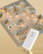 WILLED_Stair_Lights_Indoor,Warm_White_Rechargeable_Night_Light,Wireless_Motion_Sensor_Night_Light,Battery_Stick_On_Lights_for_Stairway,Hallway,Kitchen,Closet,Cabinet,Bedroom,Kids'_Room(4-Pack)