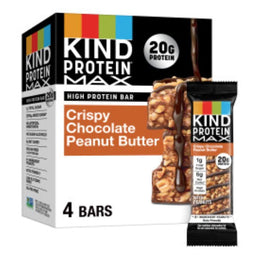 KIND_Protein_MAX_Crispy_Chocolate_Peanut_Butter_Snack_Bars,_20g_of_Protein,_Keto_Friendly,_1g_of_Sugar_Per_Bar,_Gluten_Free,_4_Count_Box