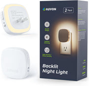 AUVON_Plug-in_LED_Backlit_Night_Light_with_Motion_Sensor_&_Dusk_to_Dawn_Sensor,_Dimmable_Warm_White/Amber_Nightlight_with_1-50_lm_Adjustable_Brightness_for_Bathroom,_Bedroom,_Hallway,_Stairs_(2_Pack)
