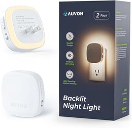 AUVON_Plug-in_LED_Backlit_Night_Light_with_Motion_Sensor_&_Dusk_to_Dawn_Sensor,_Dimmable_Warm_White/Amber_Nightlight_with_1-50_lm_Adjustable_Brightness_for_Bathroom,_Bedroom,_Hallway,_Stairs_(2_Pack)
