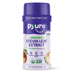 Pyure_Organic_Stevia_Extract_Powder_|_100%_Pure_Stevia_Leaf_Extract,_No_Fillers,_Sugar-Free,_Keto,_Paleo,_Diabetic_Friendly,_Zero_Calorie,_300x_Sweeter_Than_Sugar,_1,000_Servings,_USDA_Organic