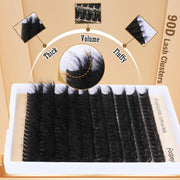 DIY_Eyelash_Extension_Kit_Volume_Fluffy_Lash_Clusters_Kit_10-18mm_Thick_Lash_Extensions_180D_Individual_Eyelashes_Extensions_Kit_with_Lash_Bond,_Lash_Remover,_Lash_Applicator_Makeup_Gentle_Cosmetic