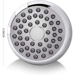 Aisoso_High_Pressure_Shower_Head_3_Inches_Anti-clog_Anti-leak_Fixed_Showerhead_Chrome_with_Adjustable_Swivel_Brass_Ball_Joint_for_Relaxing_and_Comfortable_Shower_Experience