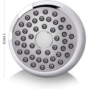 Aisoso_High_Pressure_Shower_Head_3_Inches_Anti-clog_Anti-leak_Fixed_Showerhead_Chrome_with_Adjustable_Swivel_Brass_Ball_Joint_for_Relaxing_and_Comfortable_Shower_Experience