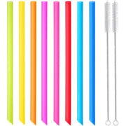 8_Pcs_Reusable_Boba_Straws_&_Smoothie_Straws_-_Multi_Colors_Jumbo_Wide_Reusable_Straws,_BPA_FREE_Food-Grade_Plastic_Straws_for_Bubble_Tea(Tapioca,_Boba_Pearls),_Milkshakes_with__Brushes