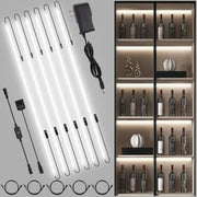 JUSJUBR_LED_Lights_for_Shelves,_6_PCS_20_Inch_Dimmable_Flexible_COB_LED_Strip_Lights_for_Cabinet,_Display_Case,_Bookshelf,_Kitchen,_Wardrobe_and_Closet,_Under_Cabinet_Lighting_Cold_White_6000K