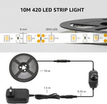 Lepro_LED_Strip_Light,_16.4_ft/32.8Ft_Dimmable_Vanity_Lights,_6000K_Super_Bright_LED_Tape_Lights,_420_LEDs_SMD_2835,_Strong_3M_Adhesive,_Suitable_for_Home,_Kitchen,_Under_Cabinet,_Bedroom,_Daylight_White
