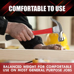 YIYITOOLS_Claw_Hammer_With_fiberglass_Handle_–_16-oz,_Red_and_Black_(YY-1-003)