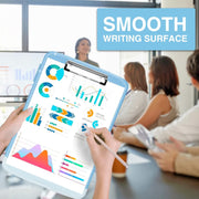 Sooez_Glitter_Clipboard_with_Storage,_High_Capacity_Storage_Clipboard_with_Pen_Holder,_Cute_Clip_Boards_8.5x11_with_Low_Profile_Clip,_Sparkle_Plastic_Clipboard_Case_Box_for_Women,_Side_Opening