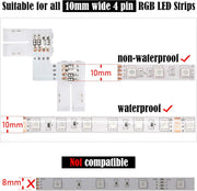 JACKYLED_20Packs_L_Shape_LED_Connectors_with_22Pcs_Clips_10mm_for_Strip_Lights