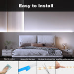echosari_2_PCS_Strip_Lights_Battery_Operated,_9.8Ft/16.4ft_Strip_Lights_Self-Adhesive_with_Remote_Timer,_Flexible_Cuttable_Light_Strip_for_Bedroom_TV_Boat_Kitchen_Cupboard_Decor_(Cool_White/Warm_White)