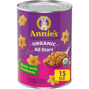 Annie's_Organic_All_Stars,_Canned_Pasta_in_Tomato_and_Cheese_Sauce,_15_oz