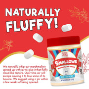 ChocZero_Marshmallow_Spread,_Gluten_Free,_Sugar_Free_Dessert_Creme_Dip,_Fat_Free,_High_in_Fiber,_7.5_oz_Jar