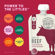 Serenity_Kids_6+_Months_Baby_Food_Pouches_Puree_Made_With_Ethically_Sourced_Meats_&_Organic_Veggies_|_3.5_Ounce_BPA-Free_Pouch_|_Grass_Fed_Beef,_Kale,_Sweet_Potato_|_1_Count