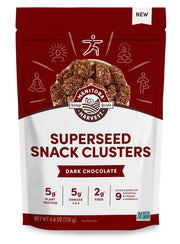 Manitoba_Harvest_Superseed_Snack_Clusters,_Dark_Chocolate_-_5g_Plant_Based_Protein_and_5g_Omegas_3_&_6_per_30g_Serving_-_Non-GMO,_Vegan,_4.6oz_(Pack_of_1)