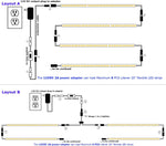 Litever_Under_Cabinet_Light,_6_PCS_20_Inches_Flexible_LED_Strips_with_Power_Adapter,_24W,1800_Lumen,_Daylight/Warm_White._Suitable_for_Kitchen_Cabinets,_Counters,_Under_Shelf,_Closets_(6-Strip)