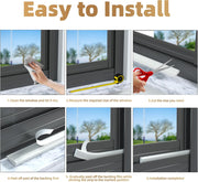 118”_Wedge-Shape_Foam_Window_Weather_Stripping_Door_Seal_Strip,Soundproofing_Frame_Winter_Insulation_Tape_for_Exterior_Front_Door,Noise_Cancelling_Window_Inserts,Door_Gap_Filler_Light_Blocker,White