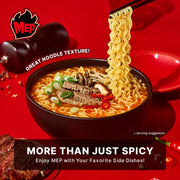 MEP_Black_Pepper_and_Beef_Flavor,_Instant_Korean_Ramen_noodles,_Spicy_Ramyeon_Noodle_Soup_[4.23_OZ_(120g)_x_4_Bags]