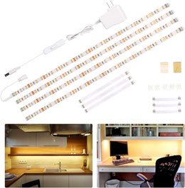 WOBANE_Under_Cabinet_Lighting_Kit,Flexible_LED_Strip_Lights_Bar,Under_Counter_Lights_for_Kitchen,Cupboard,Desk,Monitor_Back,Shelf,ETL_Listed,_White/Warm_White/Natural_White