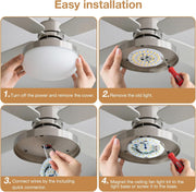 4_inch_LED_Retrofit_Light_Kit_for_Ceiling_Fan_Light_Replacement_Panel_PCB_18W_Color_Temperature_Adjustable_3000K_4500K_6000K_2200LM_120V_CRI90_Dimmable