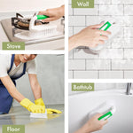 Amazer_Scrub_Brush_for_Cleaning_Comfort_Grip_Shower_Scrubber_Stiff_Bristles_with_Handle_Heavy_Duty_Cleaner_Brush_for_Tub_Sink_Carpet_Floor_-_Pack_of_2_(Green+Green)