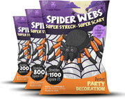 Happy_Hippo_Halloween_Spider_Web_Decoration,_200_Sqare_Feet_&_Plastic_Spiders,_Halloween_Party_Supplies,_Spider_Webs_(Small,_200_Sq_Feet)_(8_Fake_Spiders_Included)