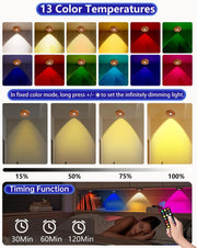 Puck_lights_with_remote,_2000mAh_rechargeable_cabinet_light,_Under_Cabinet_Lighting_Wireless,_Display_Cabinet,_Dimmable_Magnetic_Stick-On_Shelf_,_push_lights_battery_operated，(Wood_Color/Black,_3_Pcs)