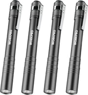 WORKPRO_LED_Pen_Light,_Aluminum_Pen_Flashlights,_Pocket_Flashlight_with_Clip_for_Inspection,_Emergency,_Everyday,_2AAA_Batteries_Include,_Gray(4-Pack)
